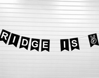 Personalized  2nd Birthday Name Banner | 2nd birthday Party Decor