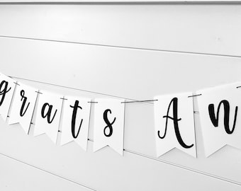 Custom Saying Cardstock Banner| Personalized Party Decoration in Custom Colors