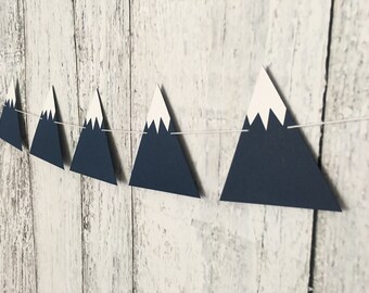 mountain baby shower decorations