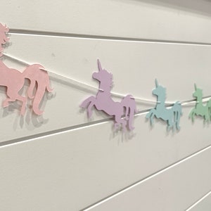 Unicorn Cardstock Banner | Unicorn Garland | Unicorn cut out banner | Unicorn Birthday | Unicorn Party