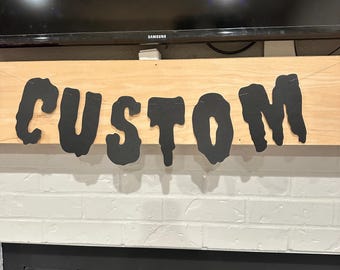 Halloween Custom Saying Banner | Personalized Halloween Banner | Halloween Decorations