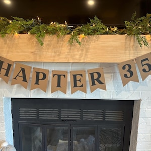 Chapter Birthday Banner | Book Themed Birthday Banner | Chapter Book ...