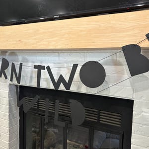 Born Two Be Wild Banner in Custom Colors | Safari Jungle 2nd Birthday Party image 5