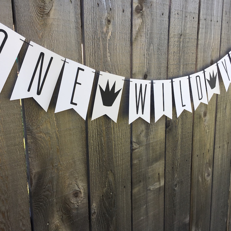 Wild One Banner - Etsy