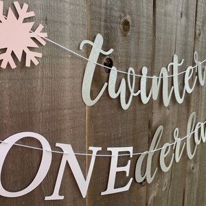 twinter ONEderland Decorations | twinter ONEderland Party Banner | Twins winter party |