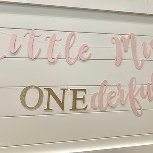Little Miss Onederful Banner | Little Miss ONEderful Banner | Miss ONEderful | ONEderful |First birthday