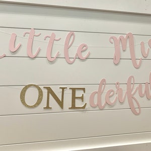 Little Miss Onederful Banner | Little Miss ONEderful Banner | Miss ONEderful | ONEderful |First birthday