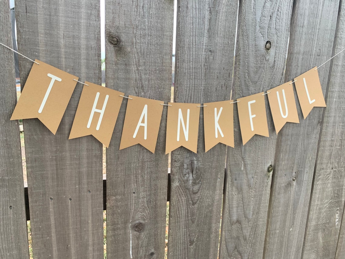 Thankful Banner Flags
