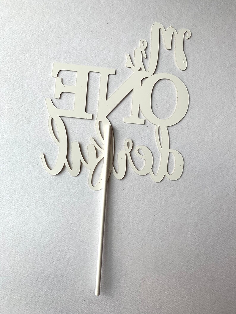 Mr. ONEderful Cake Topper Cardstock Paper Cake Topper Mr. Etsy