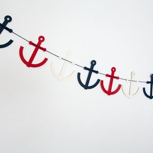 Anchor Garland Anchor Banner Nautical Banner Nautical Garland image 3