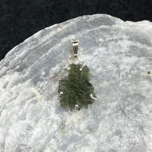 The Opava Besednice Moldavite Pendant (5-39) Certificate of Authenticity Included