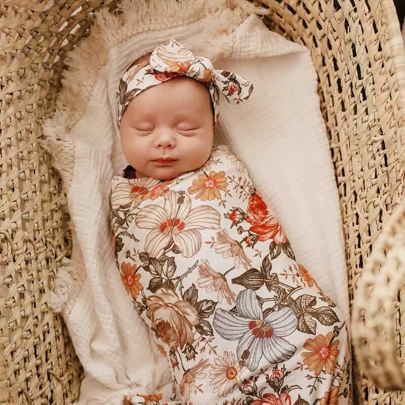 BABIES JACQUARD BLANKET FLOWER CHILD main image 0