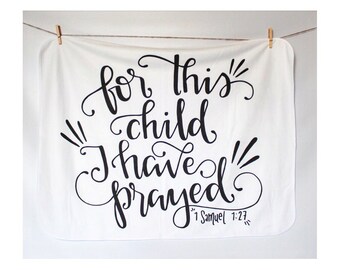 scripture baby blanket