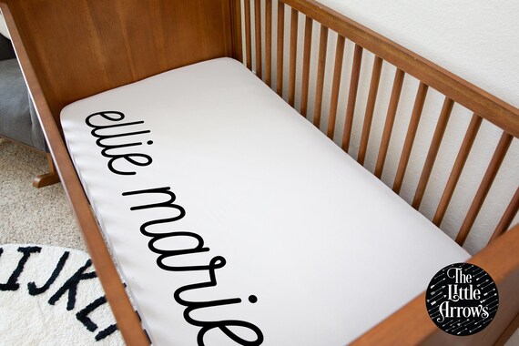 Monogram hotsell crib sheets