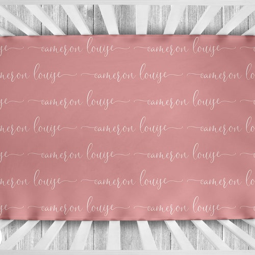 Personalized Crib Sheet Baby Crib Sheet Boy Girl Crib Etsy