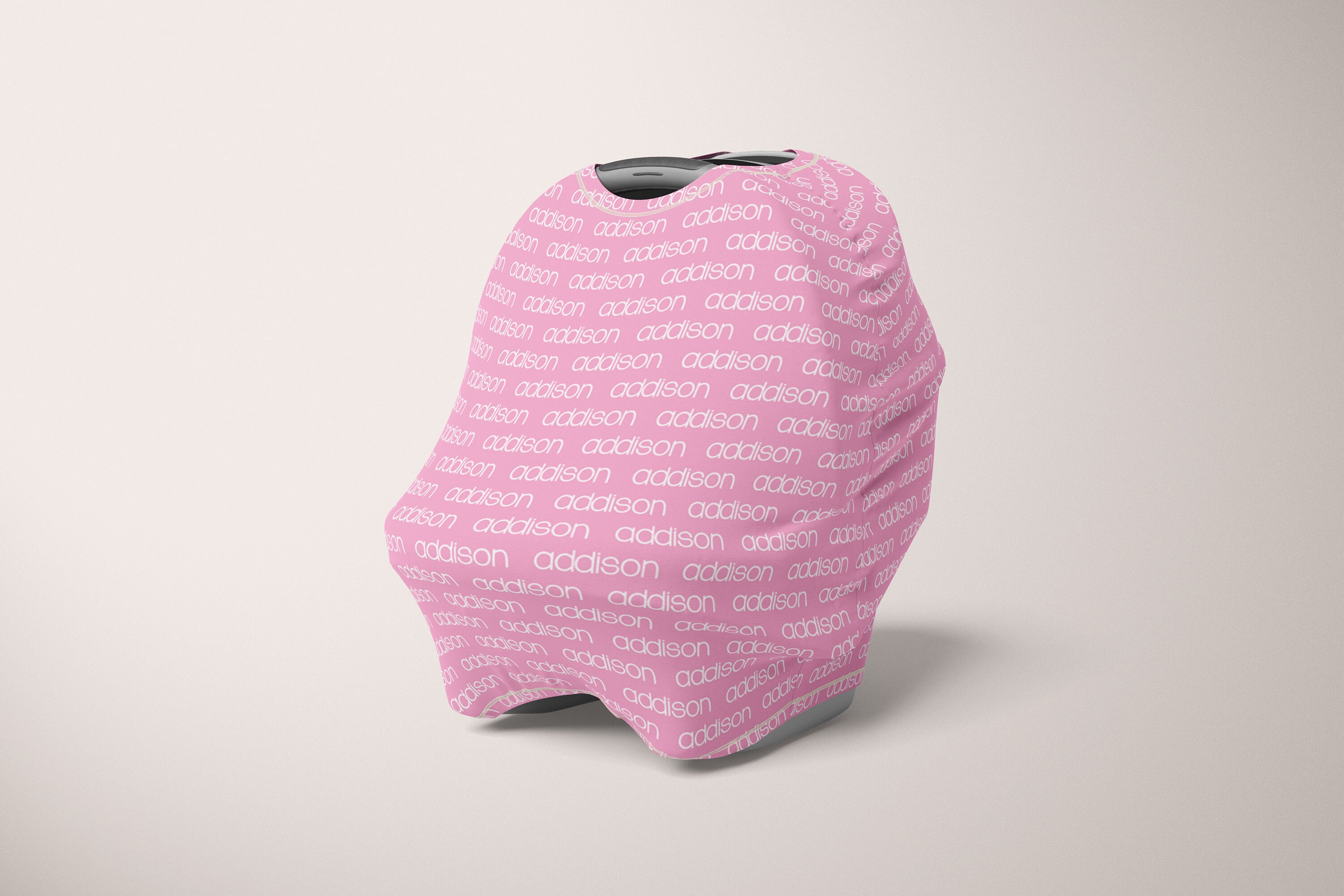 Personalized Baby Car Seat Cover Name Car Seat Cover Etsy