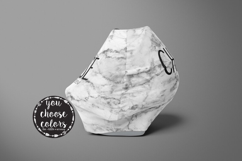 Personalized Baby Car Seat Cover Name Car Seat Cover Etsy