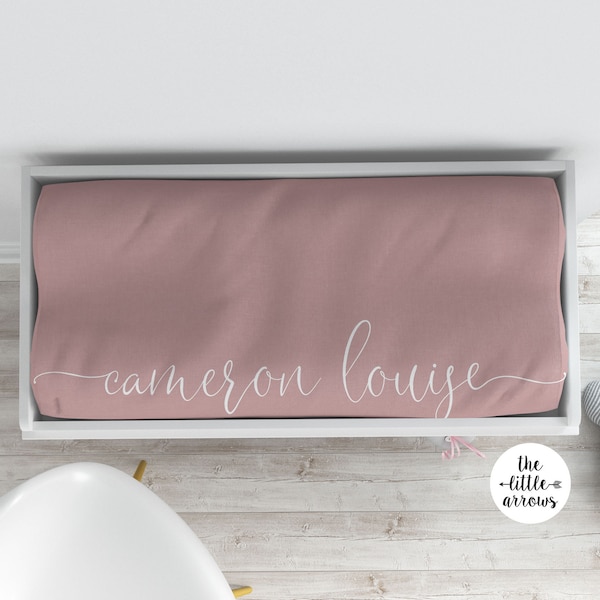 Personalized Changing Pad Cover - Changing Pad Cover - Name Changing Pad Cover - Monogram Changing Pad Cover - Custom Baby Bedding - Nursery