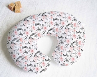 Nursing Pillow Cover - Personalized Boppy Cover - Customized Nursing Cover - Personalized Baby Gift - Nursing Essentials - Floral Nursery
