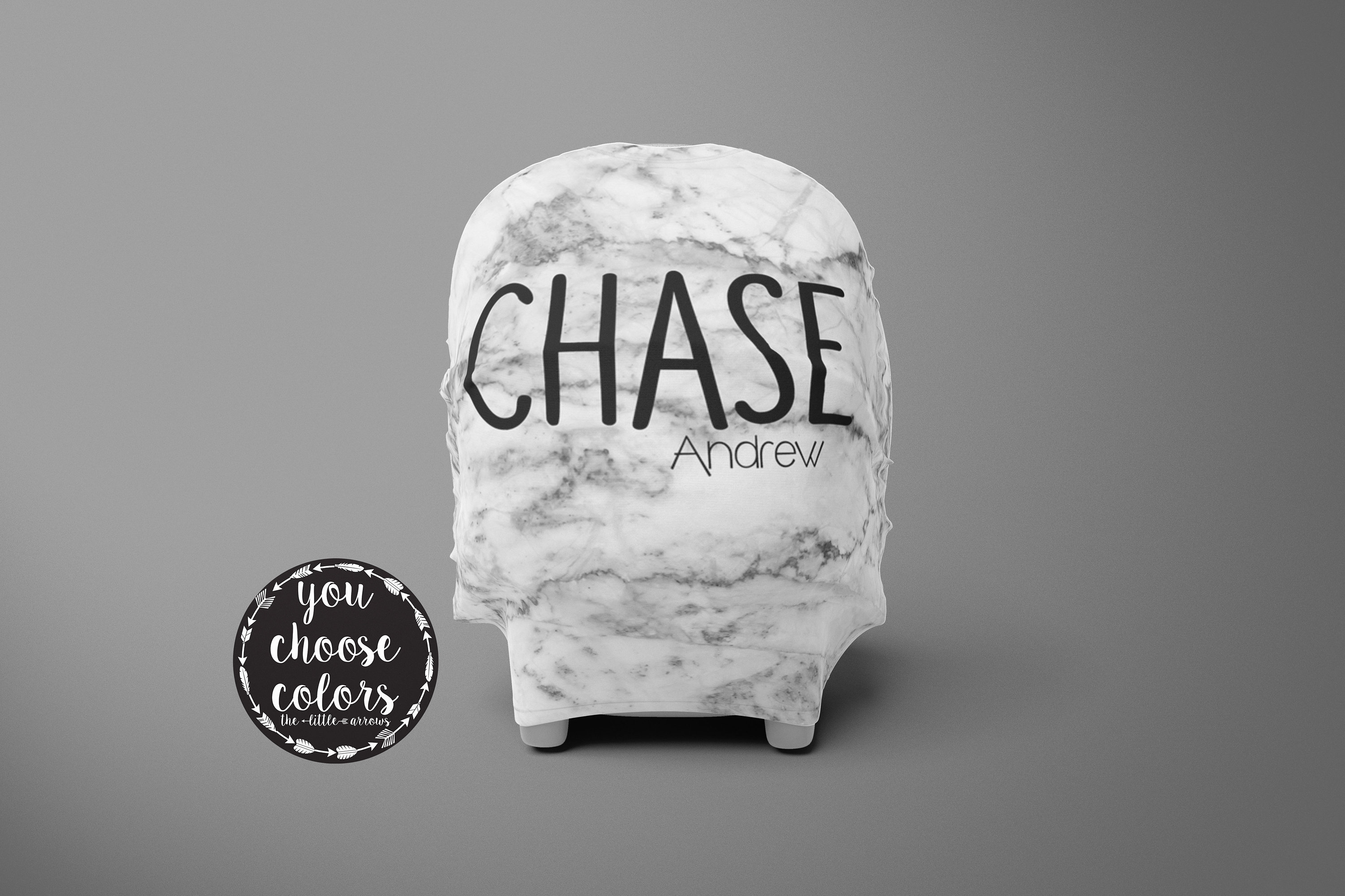 Personalized Baby Car Seat Cover Name Car Seat Cover Etsy