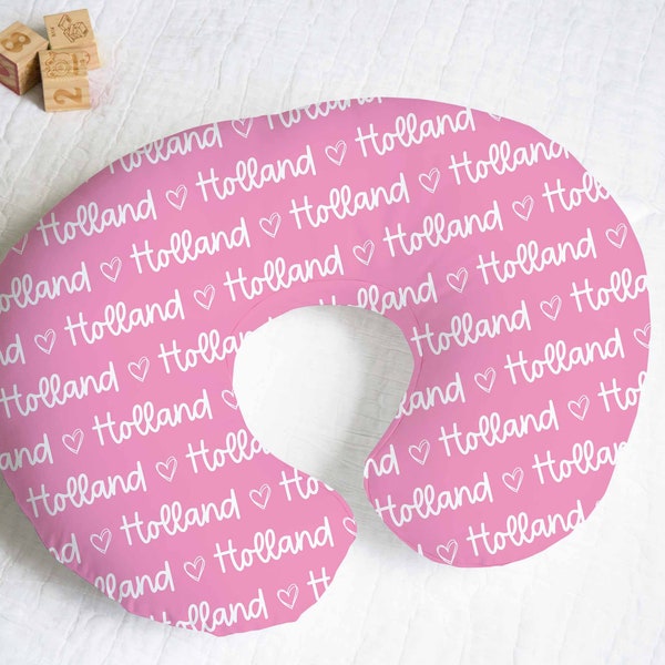 Nursing Pillow Cover - Personalized Boppy Cover - Customized Nursing Cover - Baby Shower Gift - Personalized Baby Gift - Nursing Essentials