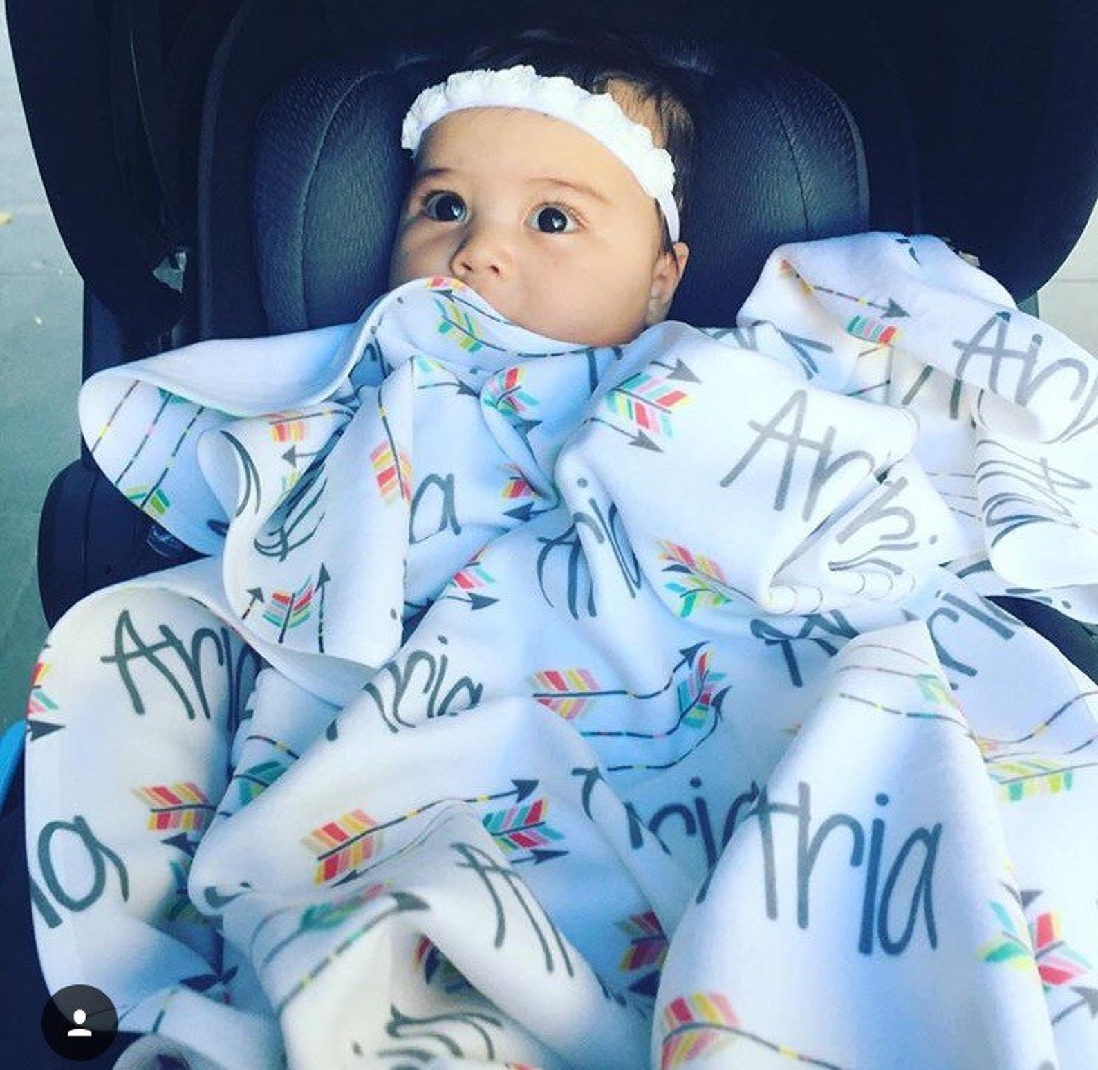 Personalized Baby Blanket Monogram Baby Blanket Swaddle Etsy