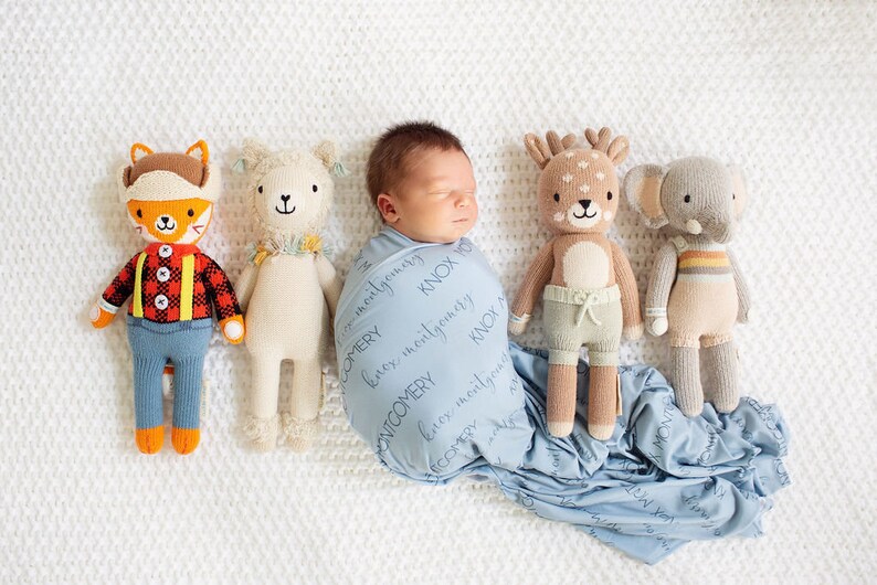 Baby Boy Swaddle and Hat Baby Personalized Swaddle Blanket Etsy