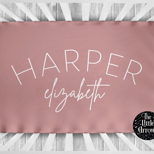 Personalized Crib Sheet Baby Girl Crib Sheet Boy Crib Etsy