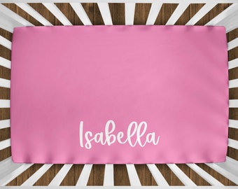 Personalized Crib Sheet - Baby Crib Sheet - Boy Girl Crib Sheet - Personalized Nursery Bedding - Monogram Crib Sheet - Crib Sheet