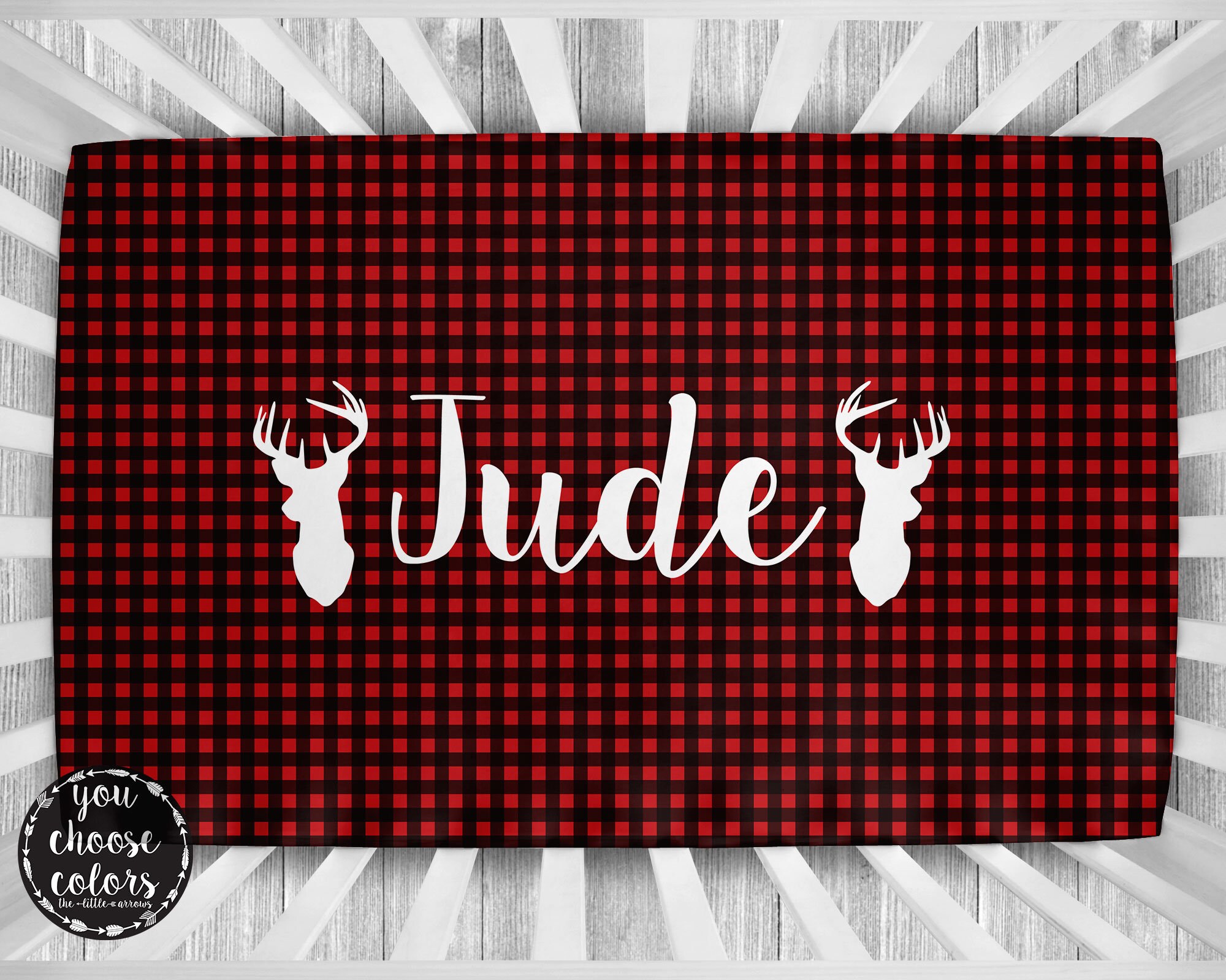 personalized crib sheets boy