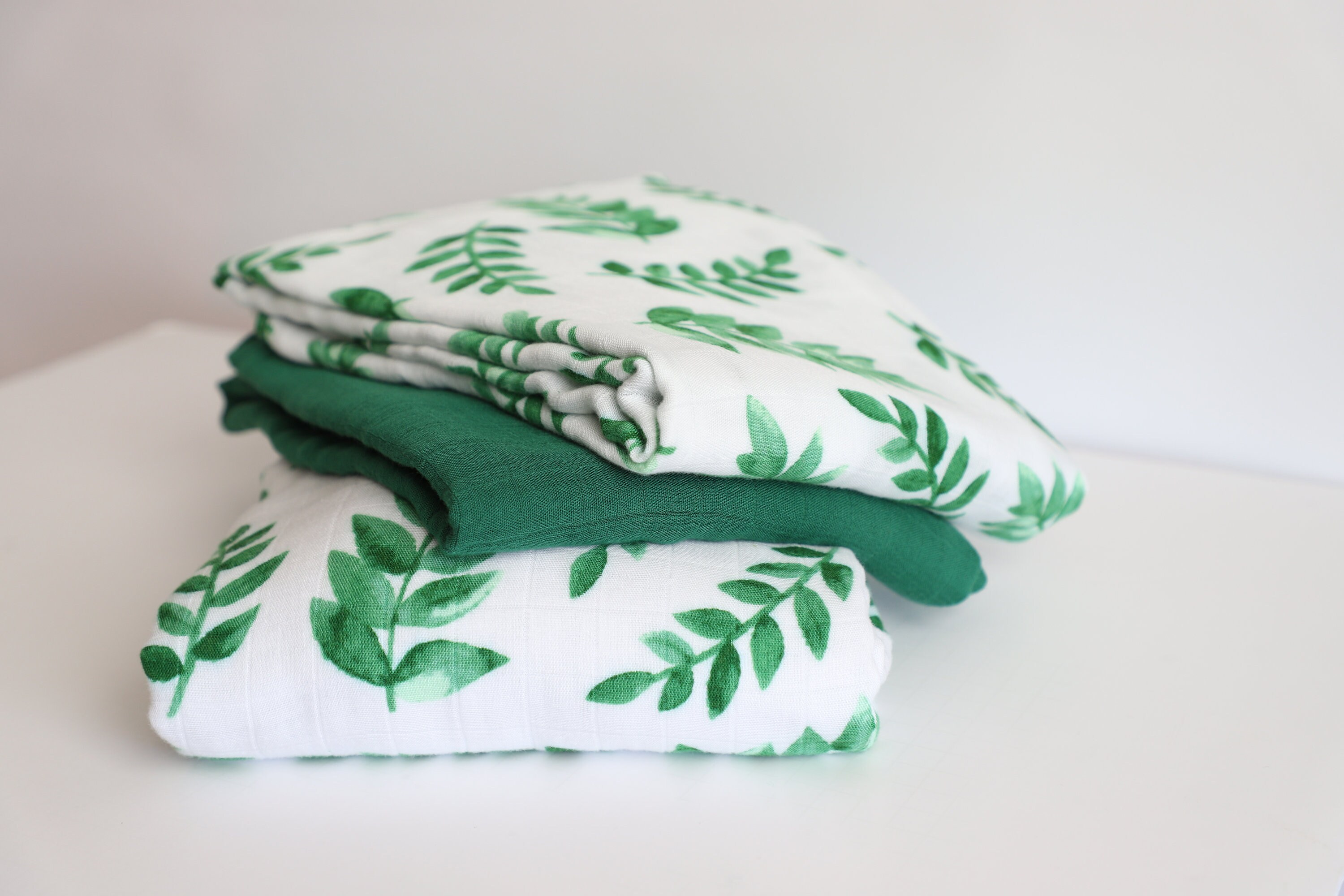 Leaf Blanket Muslin Baby Blanket Newborn Swaddle Muslin Etsy