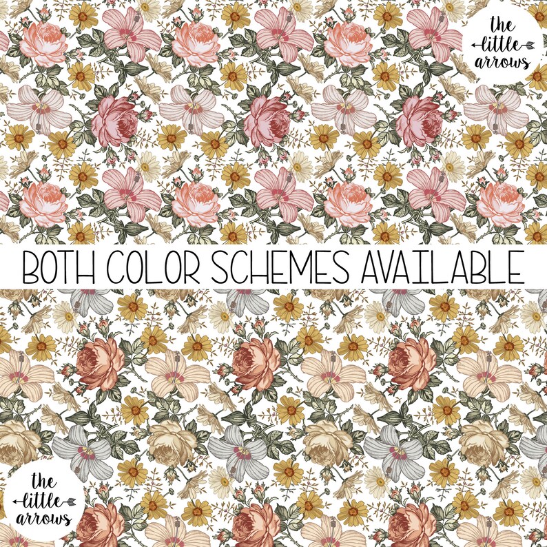 Floral Personalized Crib Sheet Baby Girl Crib Sheet Etsy