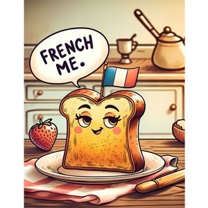 French Me | Valentinstagskarte | Lustig | Jahrestag | romantisch