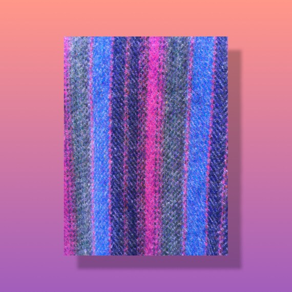 60’s 70’s Purple Blue Pink Magenta Cape Poncho 10… - image 9