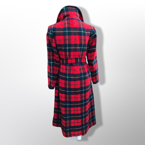 Pendleton Plaid Pure Virgin Wool Red and Black Fi… - image 3