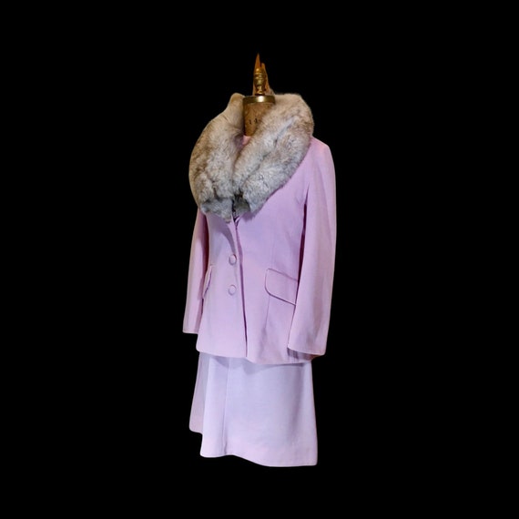 Vintage Women's Suit- Pink Lilli Ann Two Piece Dr… - image 8
