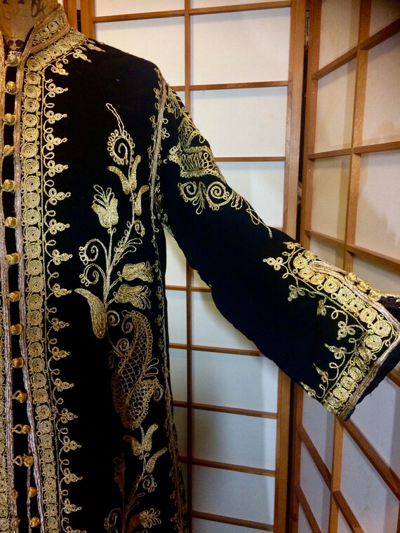 embroidered duster jacket