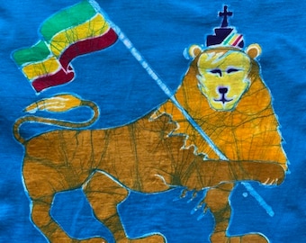 Batik Lion of Zion  (medium)