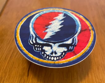3&quot; Vinyl Stealie sticker 3 ea. buy 3 get 5