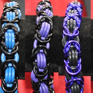 Rubber Byzantine Bracelet 16g