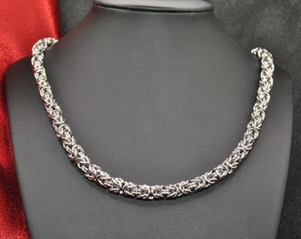 Stainless Steel Byzantine 18g