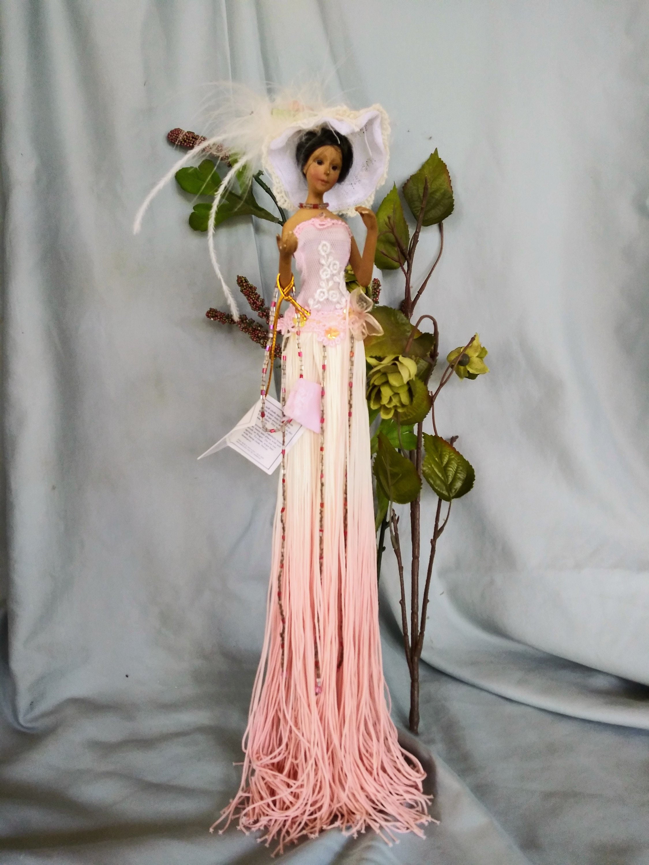 victorian tassel dolls