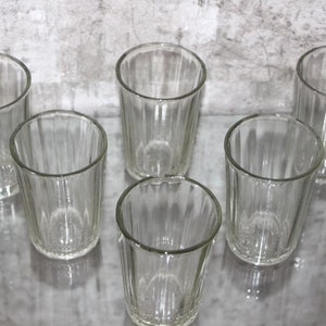 Faceted glasses 200 ml, Vintage soviet USSR, Drinking glasses, Ukrainian traditional, Granenny granchak image 2