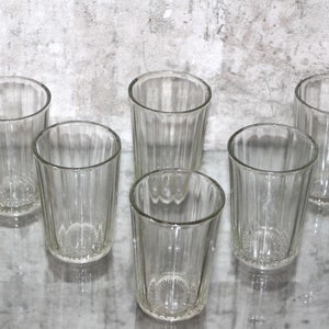 Faceted glasses 200 ml, Vintage soviet USSR, Drinking glasses, Ukrainian traditional, Granenny granchak image 7