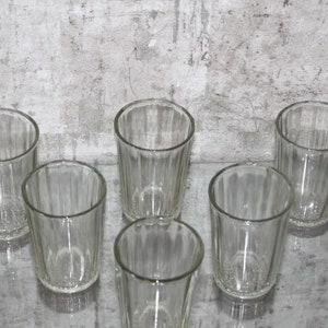 Faceted glasses 200 ml, Vintage soviet USSR, Drinking glasses, Ukrainian traditional, Granenny granchak image 8