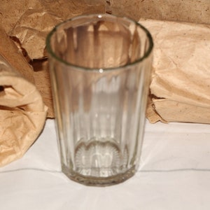 Faceted glasses 200 ml, Vintage soviet USSR, Drinking glasses, Ukrainian traditional, Granenny granchak image 5