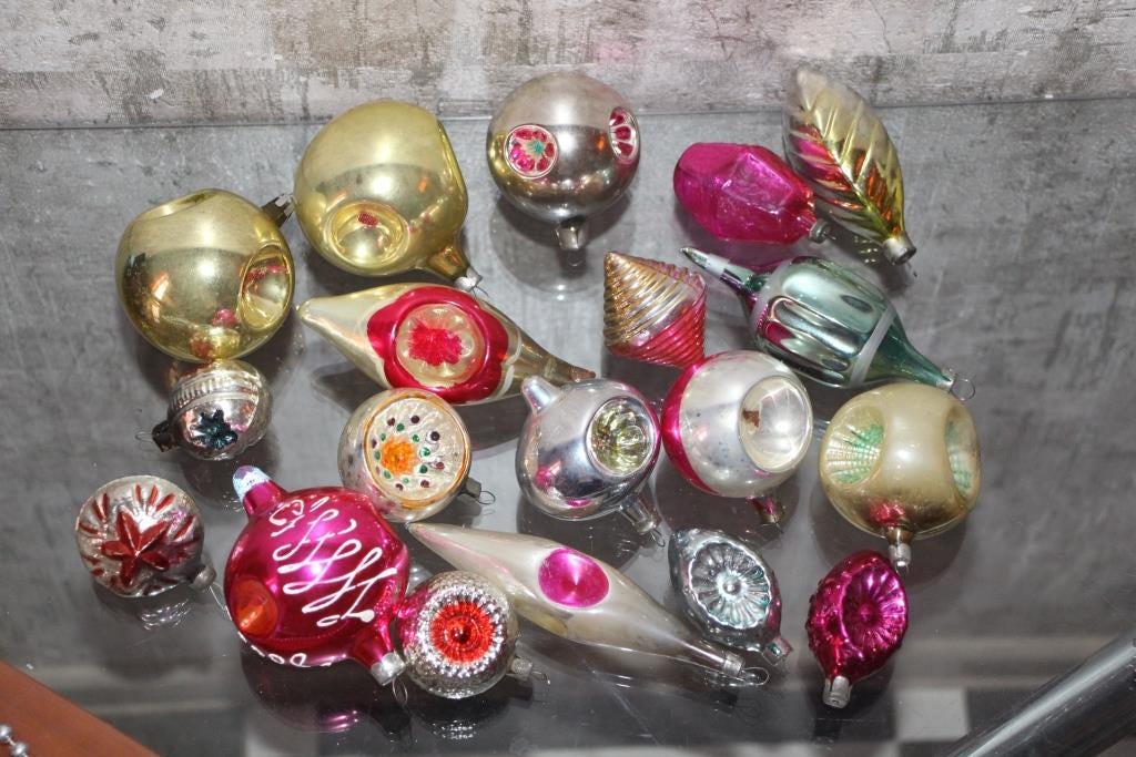 30 Palline Di Natale Infrangibili In Plastica Con Stelle – Decorazioni Natalizie Colorate Rosso, Verde E Oro – Diametro 6 Cm