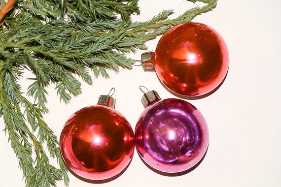 glass ball ornaments tree balls christmas ornaments vintage etsy christmas ornaments glass balls
