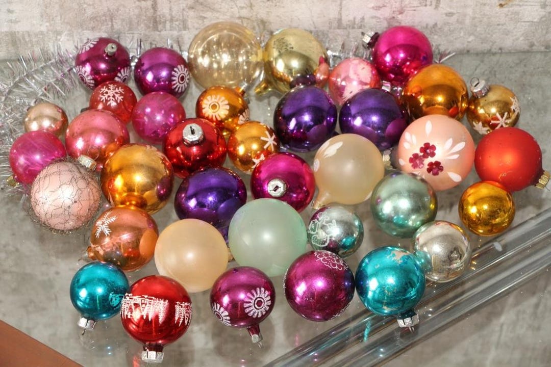 iH casadécor 8-in Pink Glass Ball Ornament - Set of 12