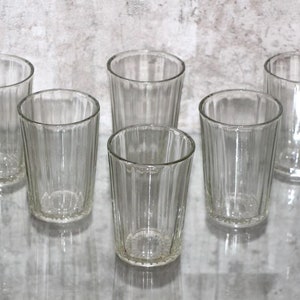 Faceted glasses 200 ml, Vintage soviet USSR, Drinking glasses, Ukrainian traditional, Granenny granchak image 10